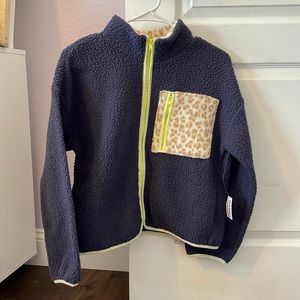 Old Navy kids’ Sherpa Zip-Front Jacket